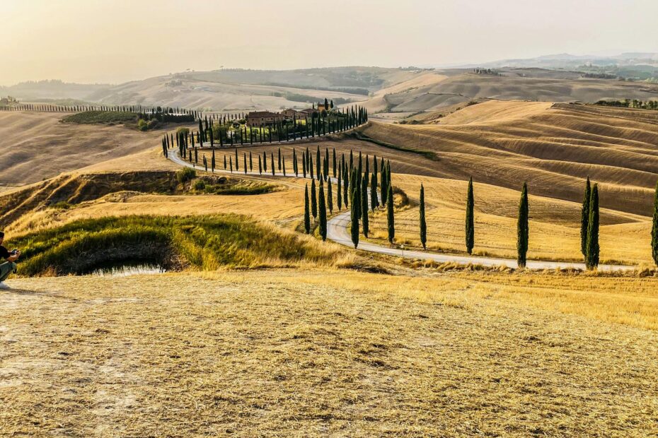 Un'iconica fotografia della Val d'Orcia