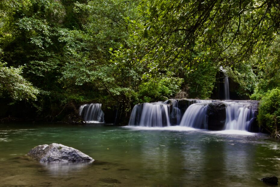 Le cascate di Montegelato nella Valle del Treja